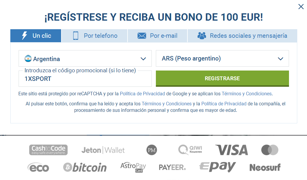 Registro Cuenta Argentina